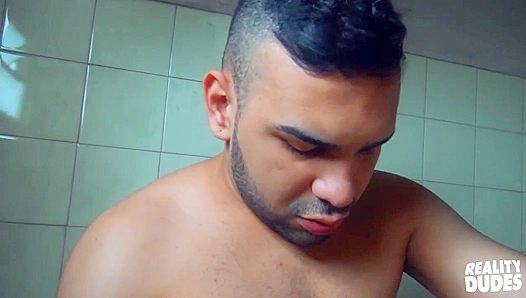 Bathroom Bang ~ Adonis & Andy Heat Up Reality Dudes