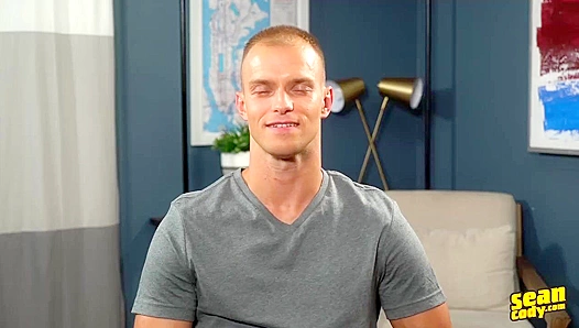 Jaymus Shows Off His Hard Boner in Solo Polish Action - Sean Cody