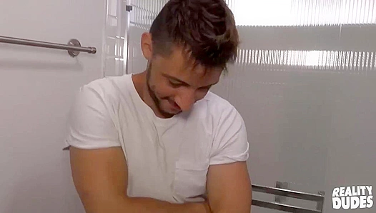 Paul Wagner Takes On First-Timer Jack in Restroom Anal Action