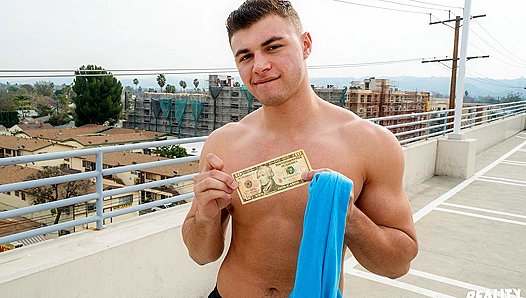 Shy Beefcake's First Anal Encounter with a Strait Chaser