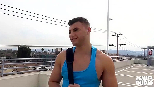 Shy Beefcake's First Anal Encounter with a Strait Chaser