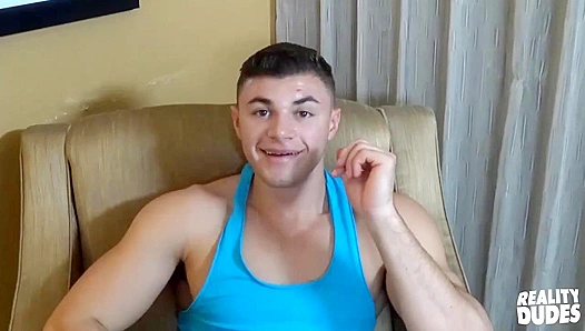 Shy Beefcake's First Anal Encounter with a Strait Chaser