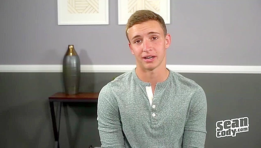 Twink Gibson Cums Hard Showing Off His Hairy Ass and Cock - Sean Cody