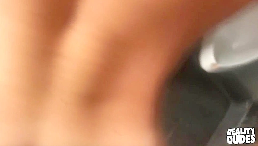 Gage Unkut Nails It in the Public Restroom - Reality Dudes