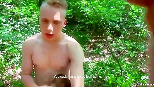 Outdoors with Two Twinks ~ A Steamy POV Threesome - XXX Gay