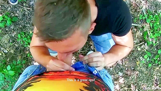 Outdoors with Two Twinks ~ A Steamy POV Threesome - XXX Gay