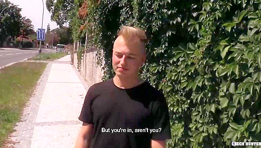 Bleached Twink Gets Fucked Hard in the Woods - XXX Gay