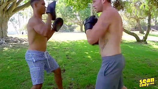 Sean and Murray's Boxing Ring Anal Delight - Sean Cody
