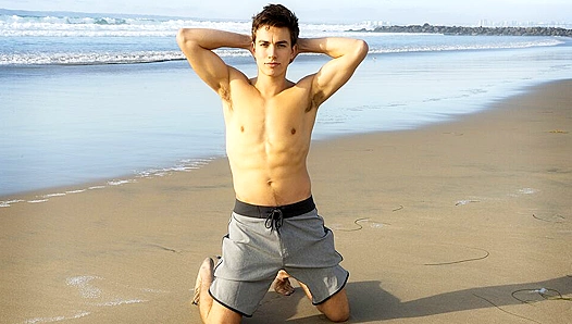 Ilan's Slim Dick Jiggles as He Strokes Hard - Sean Cody Exclusive