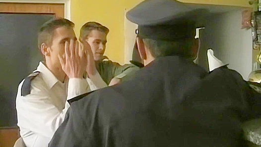 Uniformed Hotties Brawl and Bang at Bar Night