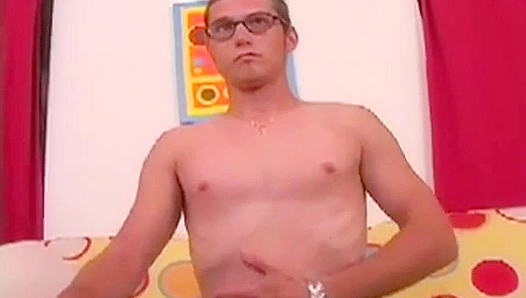 Rico the Nerd Shows Off His Stroking Skills at Circle Jerk Boys