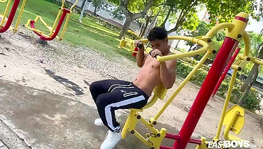 Tonny's Kitchen Cravings ~ A Solo Masturbation Session - Eastboys