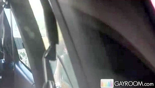 Eager Sucker Nails It in the Parking Lot - Gay XXX