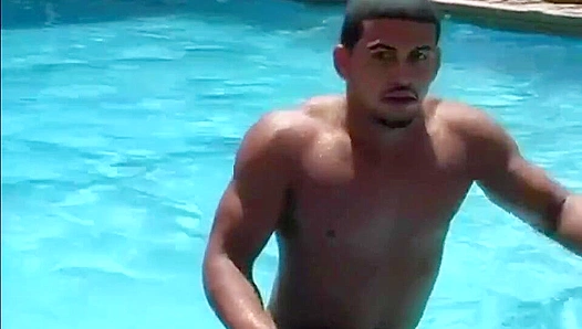 Shiny Hottie Jay Jacks His Massive Dick - Extra Big Dicks