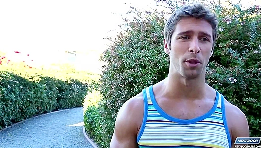 Ripped Neighbor Blayne Fucks Himself Senseless