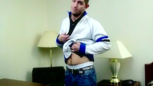 Justin's Adorable Amateur Reveal - Hot Body, Hard Cock