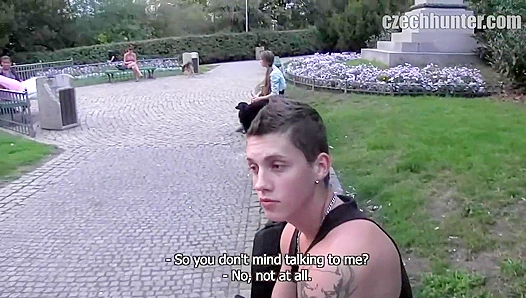 Lanky Guy Turns Pro ~ Money-Hungry Cock Sucking for Czech Hunter