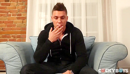 Cocky Dude Fucks Fleshlight On Camera - Cocky Boys