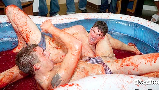 Jelly Wrestling Turns Hot ~ Haze Him Hardcore