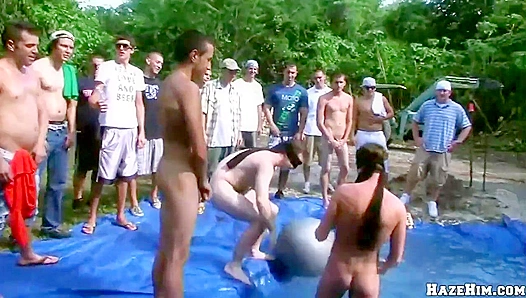 Hardcore Poolside Oral and Skinny Dipping Fun - Haze Him