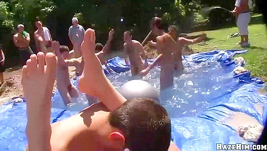Hardcore Poolside Oral and Skinny Dipping Fun - Haze Him