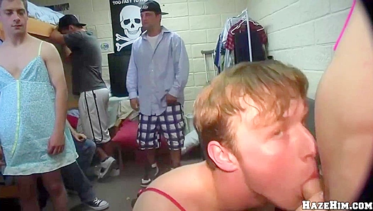 Crossdress Pledges Get Fucked Hard ~ Haze Him Wildly