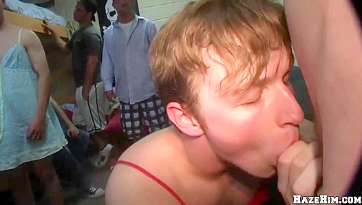 Crossdress Pledges Get Fucked Hard ~ Haze Him Wildly