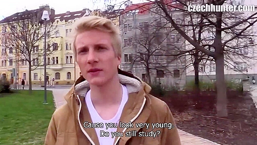 Czech Hunter ~ Brunette Slut Takes a Massive Facial Joyfully