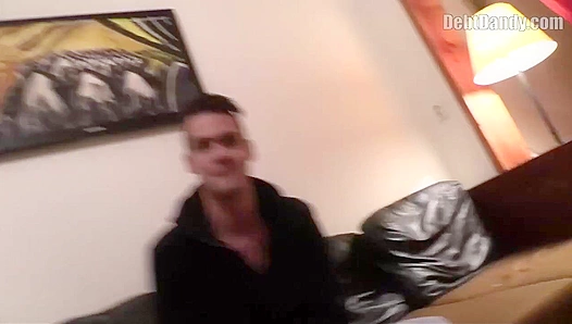 Debt Dandy ~ Hottie Pays Up with Legs Sky High