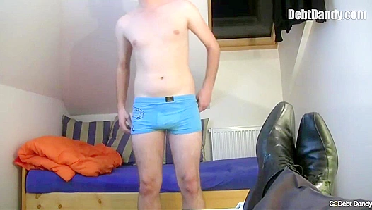 Broke Geek Gets Fucked On Camera for Cash - Debt Dandy