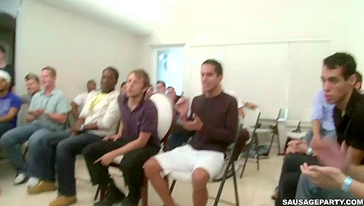 Hot Gay Student Orgy ~ The Ultimate Sausage Party!