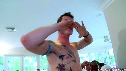 Hot Gay Student Orgy ~ The Ultimate Sausage Party!