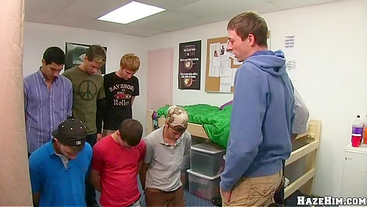 Humiliated Anal for a Horny Pledge ~ Haze Him Hard