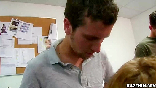 Humiliated Anal for a Horny Pledge ~ Haze Him Hard