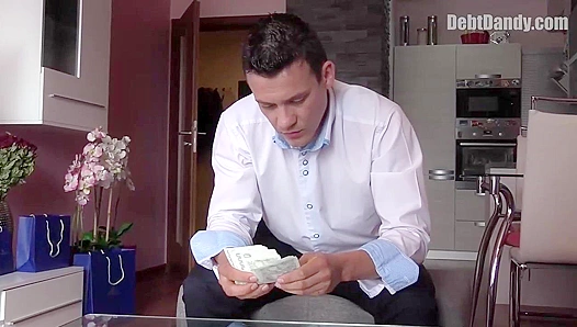 Deep Drilling His Big Butt to Pay Off Debt ~ Cash-Hungry Stud Gets Fucked for Dollars