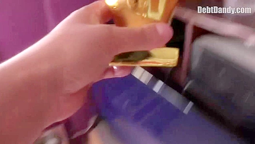 Tattooed Badass Takes It Up the Butt - Debt Dandy Style