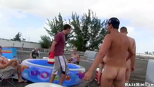 Hazing Hot Gay Frat Boys: Amateur Action Unleashed