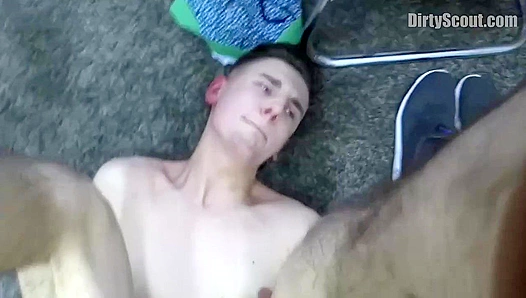 Hairy Newcomer Cums Hard in POV Fucking