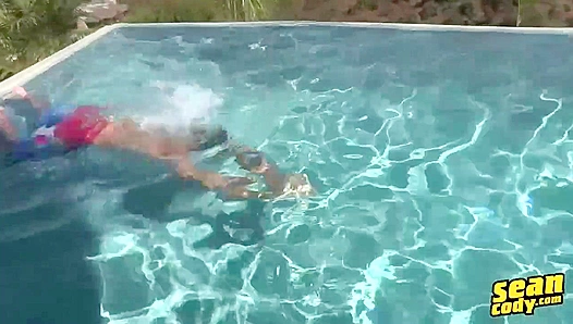 Sean Cody ~ Hairy Belly Cum Explosion Solo Session