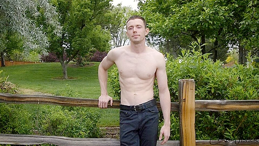 Ripped Cutie Strokes His Thick Dick Solo - CorbinFisher