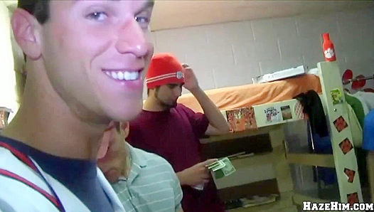 Humiliating Pledge Hazing ~ Amateur Action with the Newbies