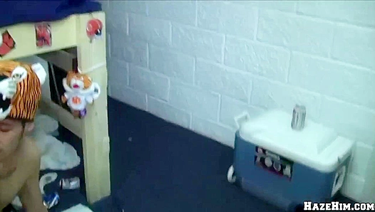 Humiliating Pledge Hazing ~ Amateur Action with the Newbies