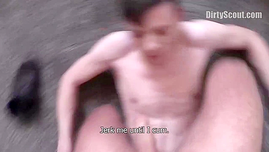 Long-Legged Scrawny Dude Gets Pounded in the Ass - Dirty Scout