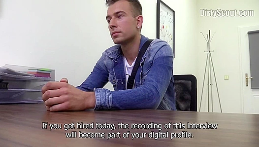 Dirty Casting ~ Slutty Euro Hunk Seduces the Scout