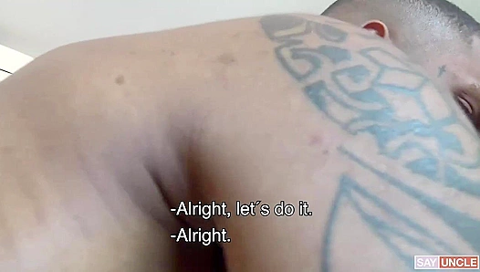 POV ~ Black Amateur Marcus Rides a Stranger's Cock - Latin Leche