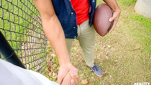 Str8 Stud Mikey Takes It from His New White Lover - BBC Bottoming Session