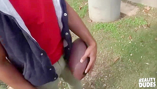 Str8 Stud Mikey Takes It from His New White Lover - BBC Bottoming Session