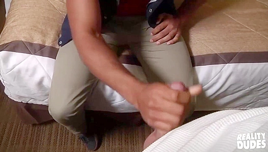 Str8 Stud Mikey Takes It from His New White Lover - BBC Bottoming Session