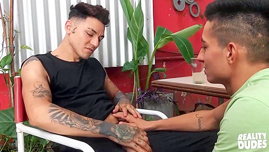 Kinky Courtyard Anal ~ Axel & Ro - Reality Dudes