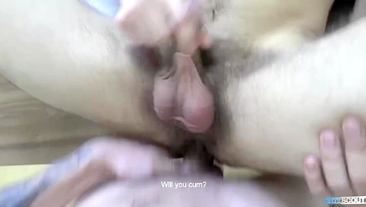 Dirty Scout ~ Tattooed Amateur Tries Anal for the First Time